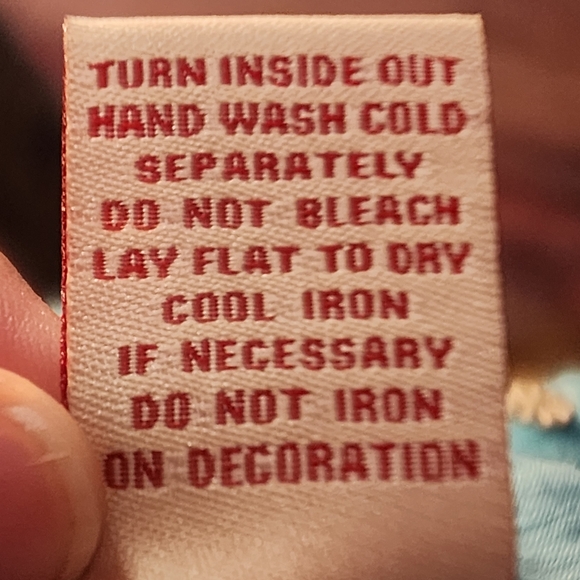 Reba Teal Blue Accent Button Down Tunic 2X Turquoise - Picture 8 of 9